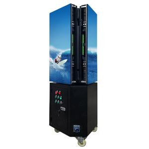 JCT CRS150 P3.91 Pantalla giratoria creativa Pantalla LED para interiores/exteriores Publicidad Publicar cartelera LED Estuche de vuelo portátil - Product Image 3