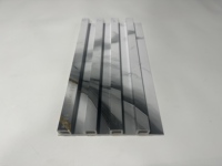 Panel Dinding Grille WPC Tahan Air, Komposit Kayu Plastik, Cladding Slat, Anti Lembab, Tahan Api, Dekorasi Interior