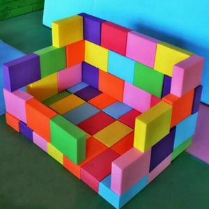 Kích thước tùy chỉnh EVA trẻ em bọt khối xây dựng trong tất cả các màu sắc cho sân chơi trẻ em với dịch vụ xử lý cắt - Product Image 2