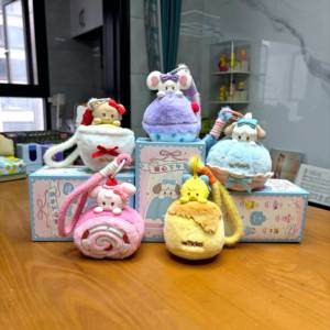 Ensemble de poupées en peluche parfumées Mikko Afternoon Tea - Design Kawaii sous licence officielle, <span class=keywords><strong>collection</strong></span> de parfums doux, directement de l'usine - Product Image 1