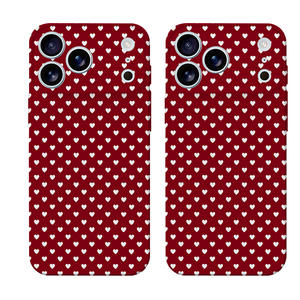 Étui <span class=keywords><strong>de</strong></span> téléphone portable magnétique en TPU <span class=keywords><strong>PC</strong></span> 2 en 1 à pois en forme <span class=keywords><strong>de</strong></span> cœur rouge pour 17 Pro Max 16 Plus 15 14 AIR Personnalisez votre <span class=keywords><strong>photo</strong></span> - Product Image 3