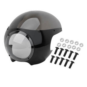Kit de carénage de phare de 6 pouces de style rétro <span class=keywords><strong>Cafe</strong></span> Racer avec pare-brise pour moto ST250 - Product Image 1
