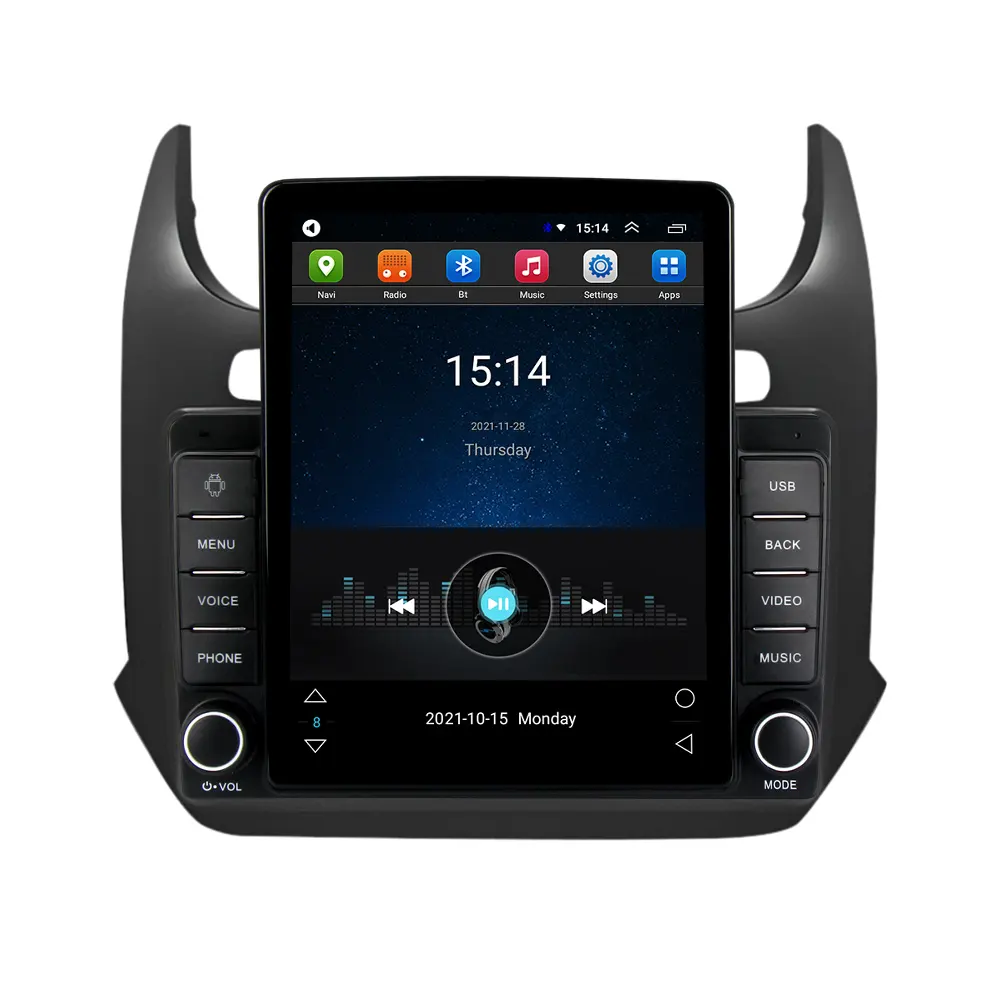 Navifly Android DVR RDS AM FM radyo sistemi için Chevrolet Cobalt 2011-2018 2.5D ekran DSP BT Stereo araç DVD oynatıcı oynatıcı teyp