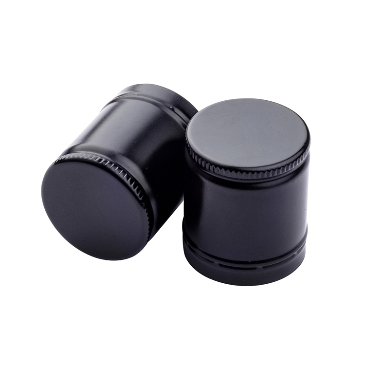 Bulk Orders Aluminium Stelvin 30 x 35mm Pilfer Proof ROPP Caps For Whisky Glass Bottle Sealing