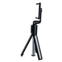 Mini Treppiede Portatile Pieghevole in Lega di Alluminio con Anello Luminoso LED e Telecomando Wireless per Selfie e Supporto Telefono Retrattile