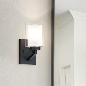 EE. UU., envío gratis, accesorio de iluminación de baño negro Interior, soporte de pared de escalera, luz de pared de pasillo, luz Interior para el hogar - Product Image 4