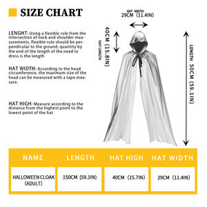 Capa Negra <span class=keywords><strong>de</strong></span> <span class=keywords><strong>Momia</strong></span> Zombi <span class=keywords><strong>de</strong></span> Spirit Halloween para Hombre, Capa con Capucha <span class=keywords><strong>de</strong></span> Microfelpa Ultra Suave <span class=keywords><strong>de</strong></span> Primera Calidad, Disfraz <span class=keywords><strong>de</strong></span> Cosplay para Adultos, Capa <span class=keywords><strong>de</strong></span> Anime - Product Image 6