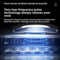 Royall U30 Grenzüberschreitender Multifunktionaler Nackenschutz Heißkompresse Massagegerät EMS Mikrostrom Vibrationsmassage ABS+Silikon USB