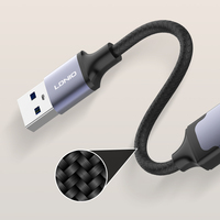 LDNIO DS-44C Type-c Station d'accueil 4 en 1 USB HUB Adaptateur USB vers USB3.0 * 1 + USB2.0 * 2 + TYPE-C * 1 Mac Book Pc Usb Hub