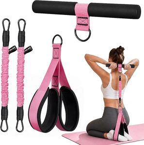 Fascia di Resistenza a Pedale Migliorata <span class=keywords><strong>per</strong></span> Donne, <span class=keywords><strong>Allenamento</strong></span> a Casa, Brucia Grassi Addominali, Core, <span class=keywords><strong>Braccia</strong></span>, Gambe e Vita - Product Image 1