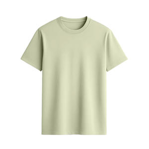 T-shirt pour homme en maille respirante et écologique, col rond, coton et polyester mélangés, léger, extensible, à porter toute la journée - Product Image 1