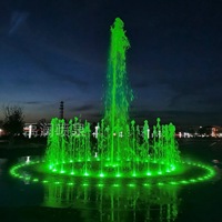 Fuente Musical Portátil Pequeña de Acero Inoxidable Premium, Hecha a Medida para Jardín o Villa