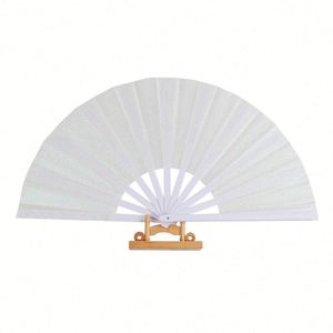 Promoción: Abanico Plegable Clásico KONGFU de 13 Pulgadas, Tradicional, para Manualidades, Música, Arte Folclórico, Poliéster, Sublimación, Bambú, Plástico - Product Image 1