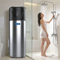 Chauffe-eau à pompe à chaleur intégrée 150L R290, corps en acier inoxydable, antirouille, pour zones humides - Prix de gros