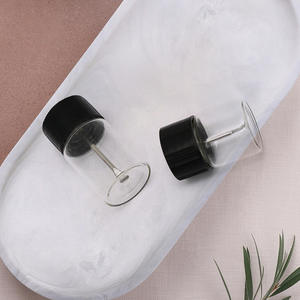 Frascos de Vidrio Borosilicato de Grado Alimenticio y Médico con Tapa de Plástico, Recipientes Herméticos a Prueba de Fugas, Frascos Dispensadores con Cuchara para Polvo - Product Image 1