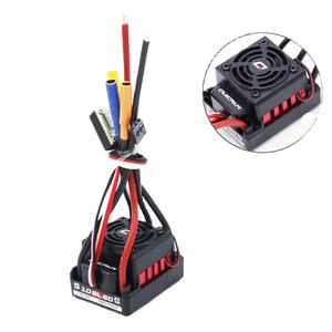 취미 QUICRUN 3650 <span class=keywords><strong>2</strong></span>-3S 레이스 브러시리스 모터 퀵런 WP 10BL60 60A 센서리스 ESC LED 프로그램 카드 1/10 rc 자동차 - Product Image 1