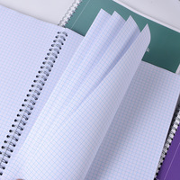 Carnet à spirale personnalisé à 1 section avec couverture en papier, 100 feuilles détachables, idéal pour les entreprises, les écoles ou comme cadeau.