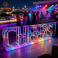 Lettres et chiffres géants lumineux RGB néon de qualité professionnelle, 3ft, 4ft, 5ft, pour décoration de mariage, anniversaire, fête, événement, remise de diplôme