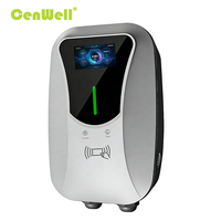 Chargeur de véhicule électrique intelligent 32A 22KW avec écran LCD pour une utilisation en intérieur et en extérieur