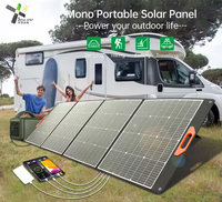 Panneau solaire pliable 200W 18V, panneau solaire monocristallin portable, étanche, 24V pour le camping, vente chaude