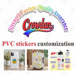 Crowdan autocollants adhésifs en PVC personnalisés pour <span class=keywords><strong>Minecraft</strong></span> dessin animé résistant aux UV durable et transfert de film populaire - Product Image 3