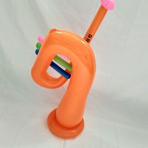 Trompeta inflable de juguete multicolor al por mayor para juegos de jardín de infantes, actuaciones en escenarios y fiestas infantiles - Product Image 4