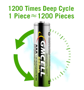 Перезаряжаемая батарея 1,2 V Ni-MH AA 600mAh для игрушек - Product Image 4