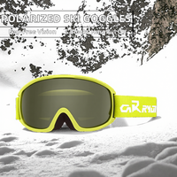 Lunettes de ski polarisées anti-buée UV400 bleues pour sports de plein air, modèle YH855 à monture intégrale avec sangle réglable pour hommes – Vente en gros