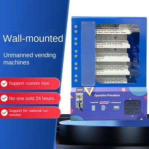 Distributeur automatique de nourriture et de collations entièrement automatisé, paiement par carte de crédit et pièces, matériau métallique, à vendre - Product Image 2