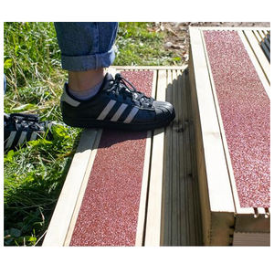 Bande adhésive antidérapante Xuri en PVC, bande abrasive marron, antidérapante pour marches d'escalier, marches en <span class=keywords><strong>bois</strong></span> - Product Image 1