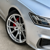 Jantes forgées concaves style R2 19 20 21 22 pouces 5x112 5x114.3 5x120 noir brillant pour Audi RS5 B9 RS4 B9 S5 B9 S4 B9 A5 A4