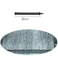 Diffuseur d'air écologique auto-affleurant pour aquarium, tube à bulles pour aquarium, pompe à oxygène avec rideau d'oxygène nano pour aménagement paysager