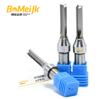 BoMeiJK TCT 3 Flute Straight Slotting Cutter AlTin Tungsten Carbide Router Bit untuk Pemotongan Alur Kayu OEM/ODM Tersedia