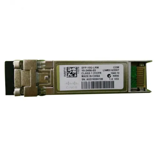 SFP-10G-LRM 10GBASE-LRM SFP+, 1310 nm, 220 m/300 m, LC, MMF/SMF