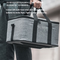 Sac de transport Portable de taille moyenne pour équipement de photographie, Kit de prise de vue pour Flash de Studio, accessoires Photo, sac de transport
