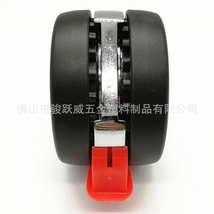 Roulettes pivotantes Junyuewei 75 mm avec frein, silencieuses et résistantes à l'usure pour meubles - Product Image 3