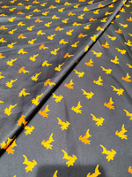 Tissu satiné léger et respirant 100% polyester imprimé multicolore, doux, lisse et brillant pour la couture DIY, les travaux manuels et les robes de mariée
