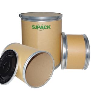 Emballage multifonctionnel 36cm * 65cm, tambour en fibre avec couvercle en bois professionnel - Product Image 1