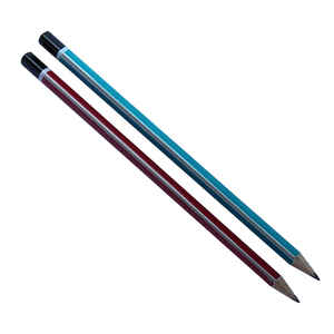 Venta caliente mejor de respetuoso del medio ambiente rayas lápiz HB <span class=keywords><strong>dibujo</strong></span> estándar lápiz con sumergido-con FSC - Product Image 1