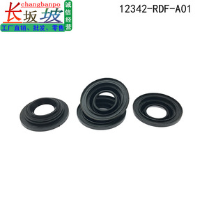 Honda Accord Spark <b>Plug</b> Seal Ring 12342-RDF-A01 Rubber Set of Four <b>Replacement</b> Part - Product Image 3