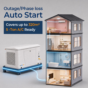 ApexGen Generador respaldo hogar 10kW <span class=keywords><strong>gas</strong></span> doble combustible <span class=keywords><strong>gas</strong></span> <span class=keywords><strong>natural</strong></span> GLP arranque automático instalación fácil - Product Image 3