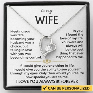 Collar de Acero Inoxidable <span class=keywords><strong>para</strong></span> <span class=keywords><strong>Mi</strong></span> Esposa, Regalo de San Valentín, Colgante de Corazón, <span class=keywords><strong>Regalos</strong></span> de Navidad <span class=keywords><strong>para</strong></span> <span class=keywords><strong>Mujer</strong></span>, Joyería de Moda 2025 - Product Image 2