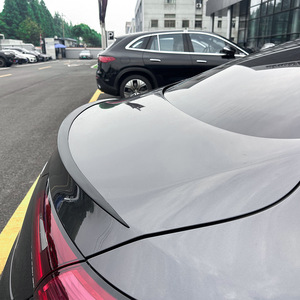 Mercedes-Benz Rear Spoiler Piano <b>Black</b> Carbon Fiber Texture ABS <b>Trunk</b> Wing For CLE Coupe C236 2024+ - Product Image 2