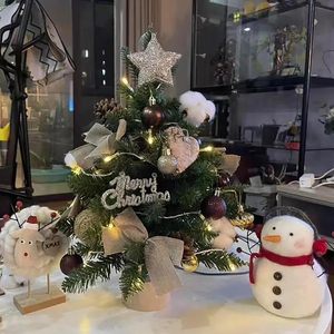 Mini arbre de Noël de bureau, arbre de Noël artificiel, ornement de Noël, décoration de la maison - Product Image 3