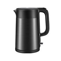 Couleur personnalisée Nouveautés 1.7L Nouveau design Bouilloire électrique colorée en acier inoxydable 304 de qualité alimentaire