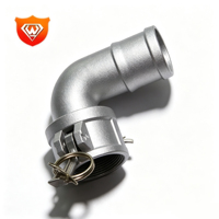 Raccord rapide hydraulique en aluminium Type C à 90 degrés, raccord rapide à face plate 90