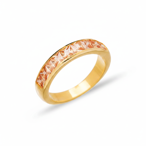 <b>Citrine</b> Silver Baguette Band <b>Rings</b> Handmade Wholesale Women Jewellery Turkish 925 Sterling Silver Jewelry - Product Image 2