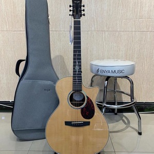 אניה EGA-Q1 pro/q <span class=keywords><strong>41</strong></span> אינץ 'ga מעוגל פינות חביות גרסה מקורית פורניר גיטרה אווניר אפריקאי מהגוני גיטרה - Product Image 3