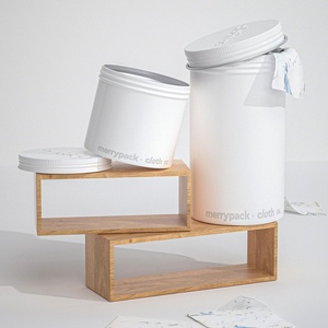 Lata de Almacenamiento con Tapa de Rosca de Aluminio Reciclable con Impresión Personalizada para Productos Textiles y del Hogar - Product Image 3