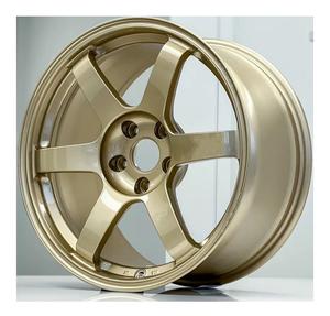 5X120 5X114.3 17 18 19 20นิ้วสีแดงจำลองสีรถ <span class=keywords><strong>Te37</strong></span>ปลอมแปลงสำหรับ BMW Audi Benz Porsche - Product Image 5